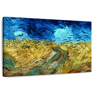 Avery champ de blé avec corbeaux 1890