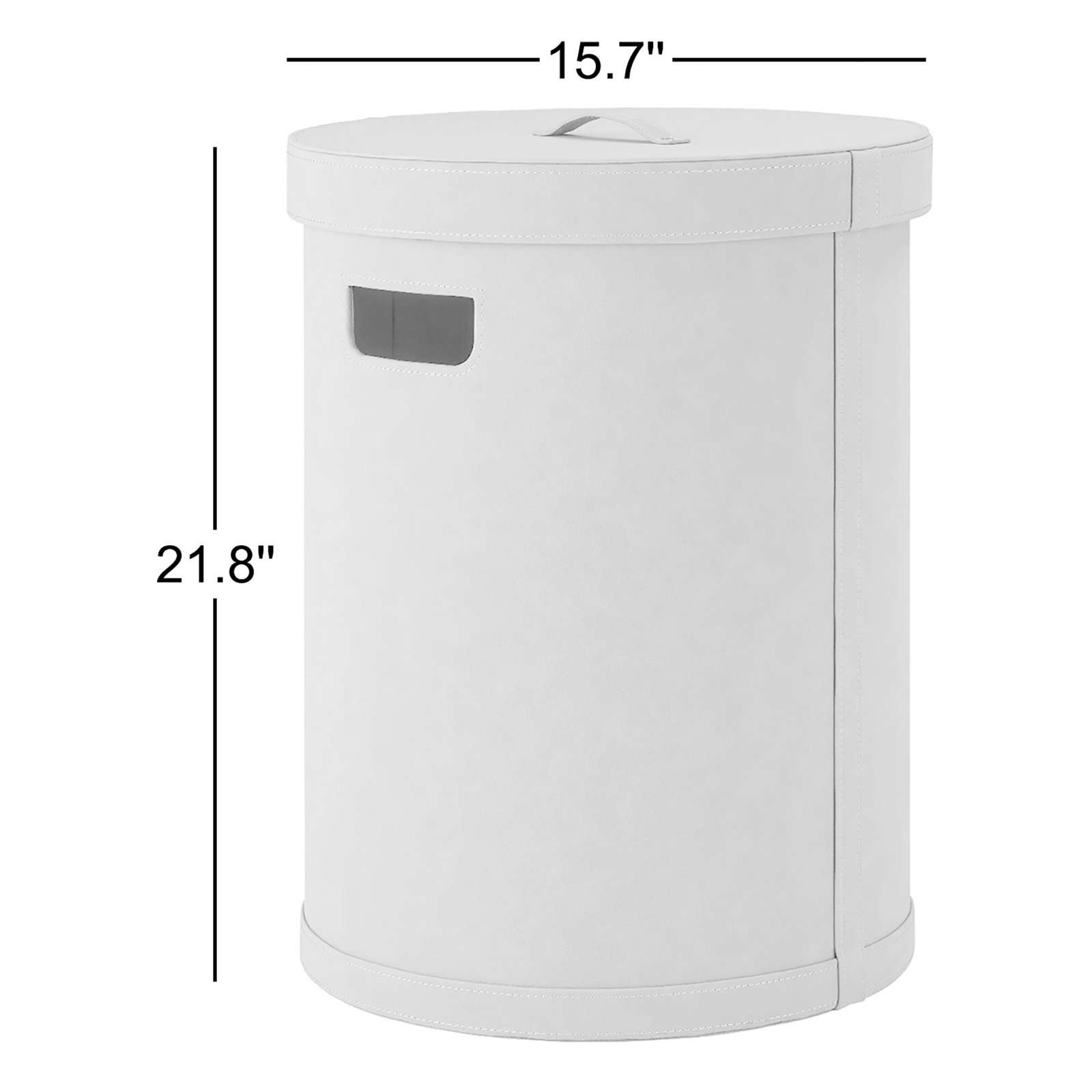 SAHLA Leather Bin, 71.2, Black