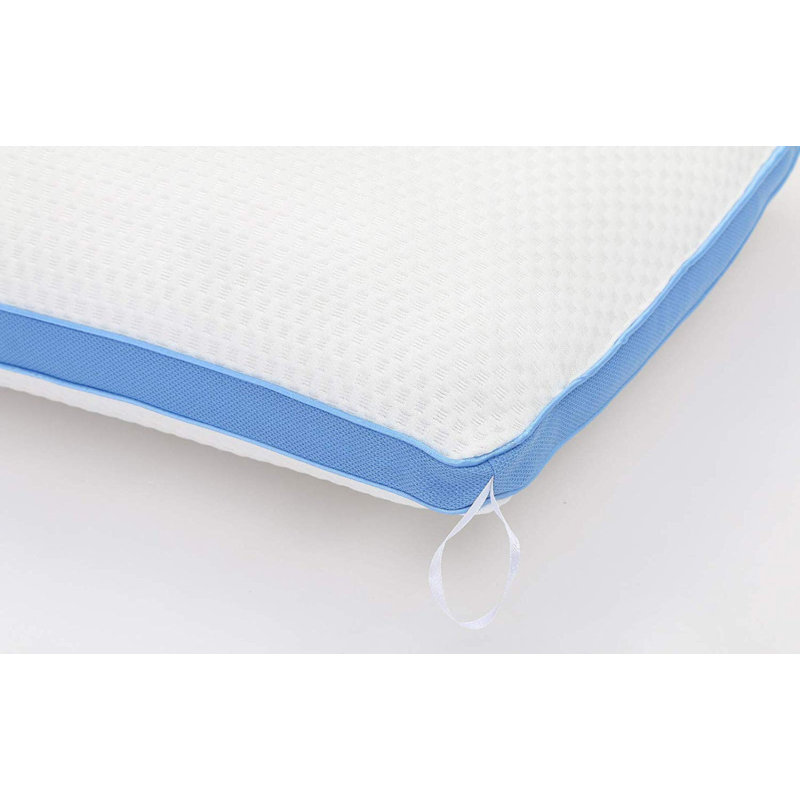 Coussin de lit standard en fibre moelleux Bertha
