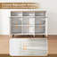 Armoire de rangement Buffet avec tablettes réglables à 5 positions