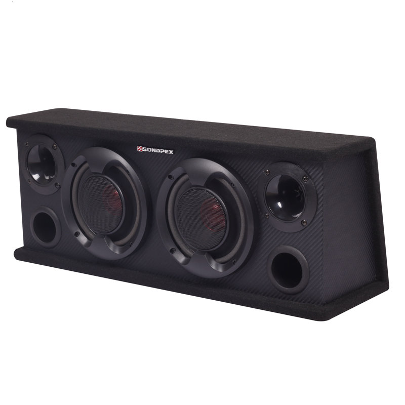 SDX Audio - 400W STEREO SPEAKER SYSTEM - Black