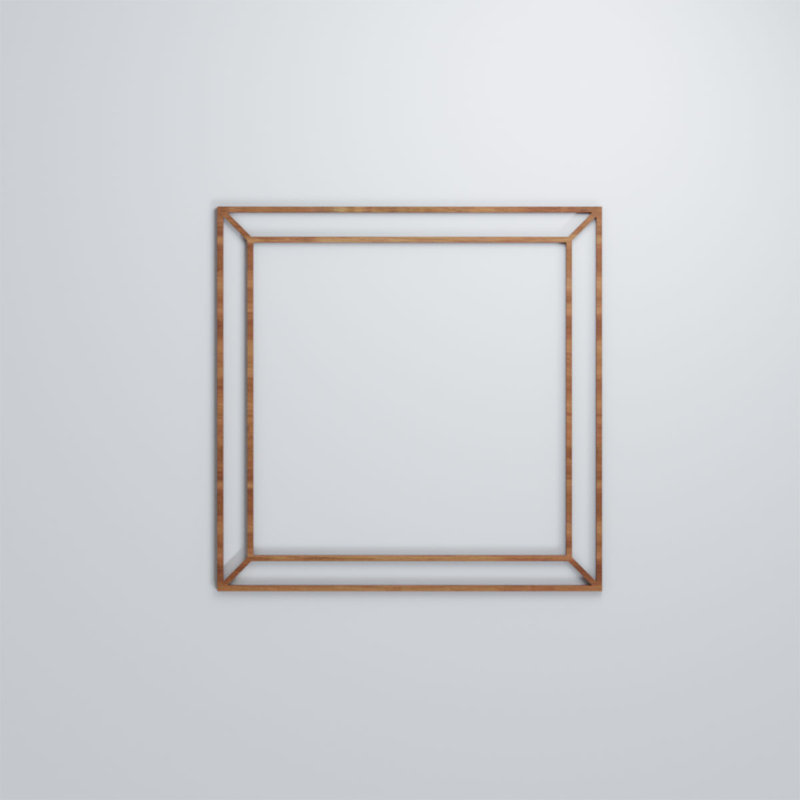 Panneaux muraux décoratifs en bois Fairplay, Noyer, H 23,375 po x l 23,375 po x P 0,375 po