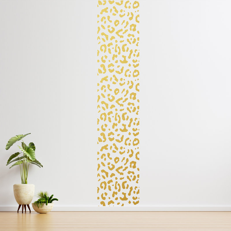 Animals Wall Decal, Yellow