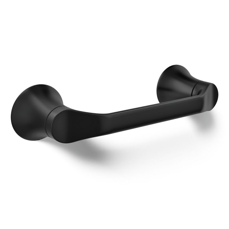 Simplice Pivoting Toilet Paper Holder, Matte Black