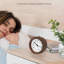 Wood Quartz movement / Crystal Alarm Tabletop Clock-118321982