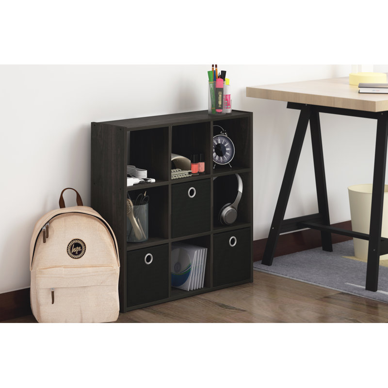 Inaayah Bookcase, Espresso / Black