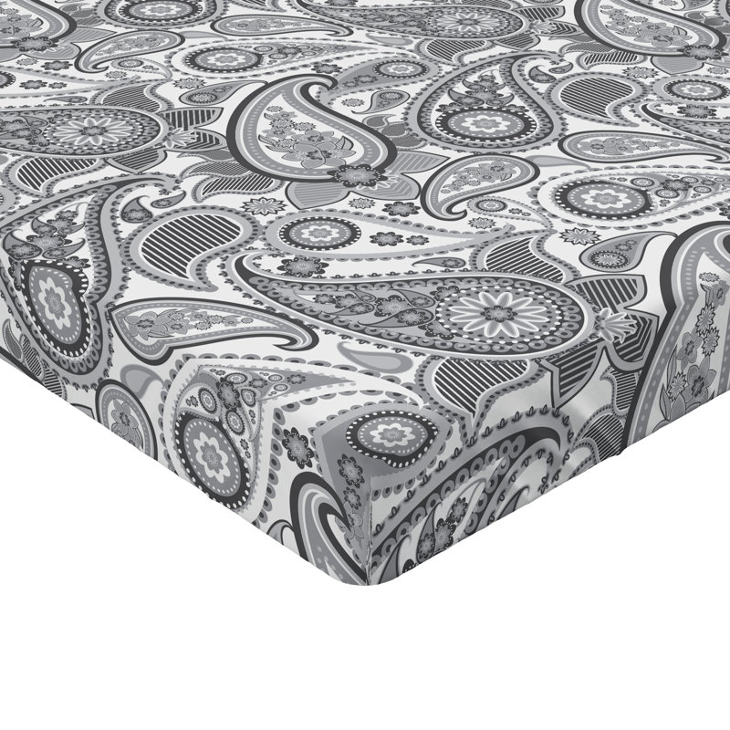 Ensemble de 2 drap-housse à motif cachemire Ambesonne