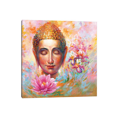 Buddha by Leon Devenice - Wrapped Canvas Gallery-Wrapped Canvas Giclée