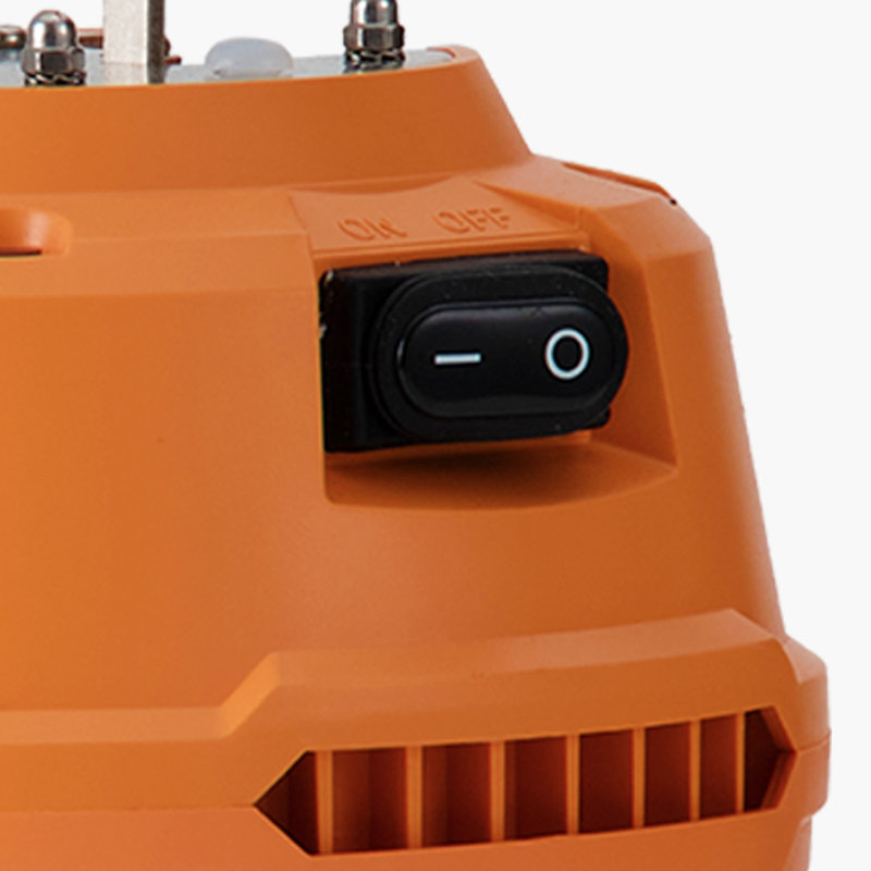 Lampe de travail à DEL temporaire, 60 W, 8 200 lm, 5 000 K durable et résistante à l'eau, pouvant être reliée jusqu'à 12 unités, éclairage de plafond ou de travail sur pied pour chantiers de construction, ateliers, utilisation intérieure et extérieure