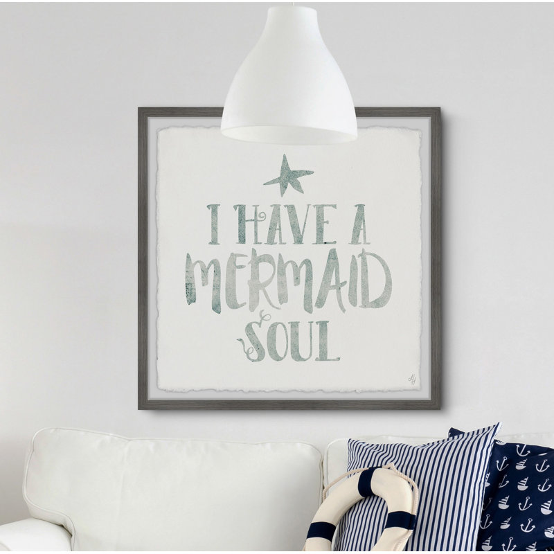 «Edolie Mermaid Soul», reproduction encadrée, H 32 po x l 32 po x P 1,5 po