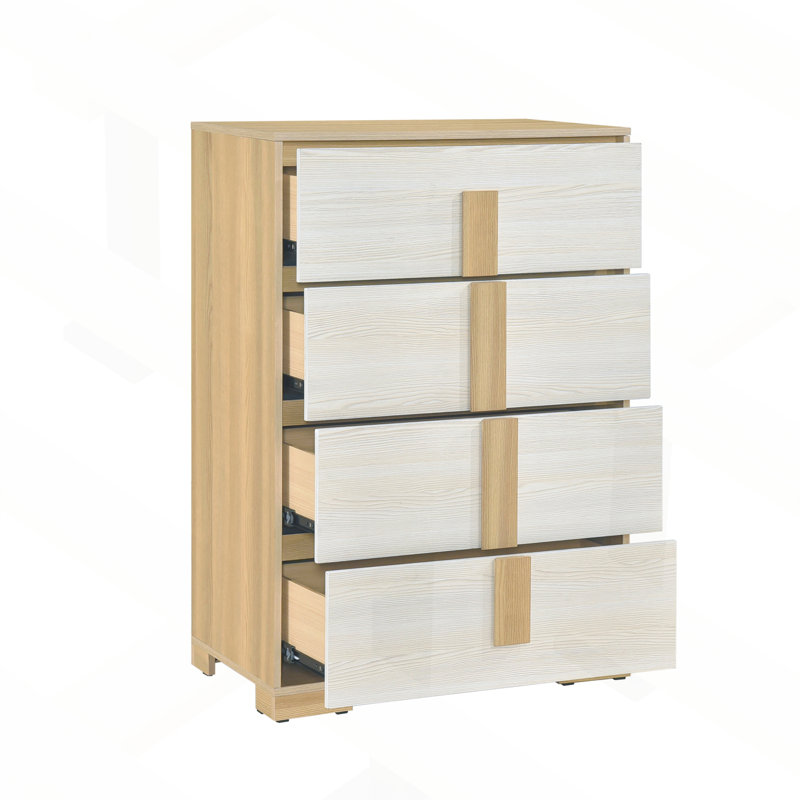 Commode de rangement 4 tiroirs Contemporary