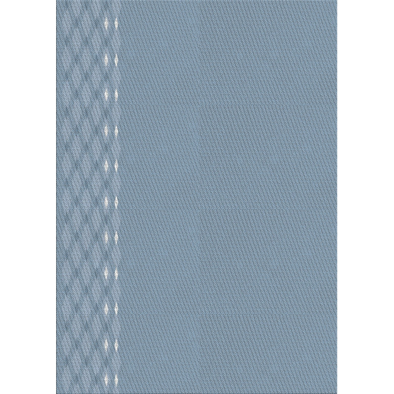 Tapis gris / bleu clair Monetta, Rectangle 7 pi x 9 pi