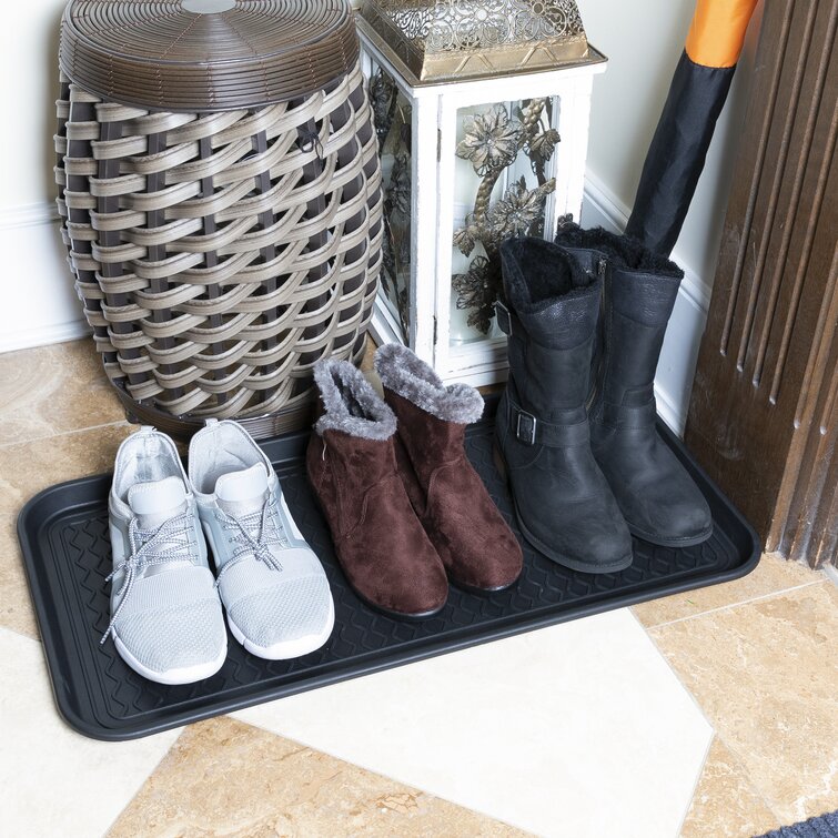 Ottomanson Easy clean, Waterproof Non-Slip Indoor/Outdoor Rubber