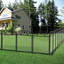 Bredevoort 110cm H x 60cm W Black Metal Fence Panel with 5 Panels