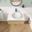 Meuble-lavabo mural 30 po avec lavabo en céramique et tiroir à fermeture en douceur-700934203-700934204