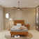 Caden Solid Wood Platform Bed with Adjustable Headboard, Mid-Century Modern