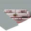 Panneau mural en PVC souple 19,7 "x 40,6" en Alpaca gris (paquet de 10)-124571500