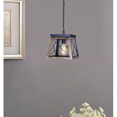 Luminaire suspendu géométrique à 1 lumière hettick