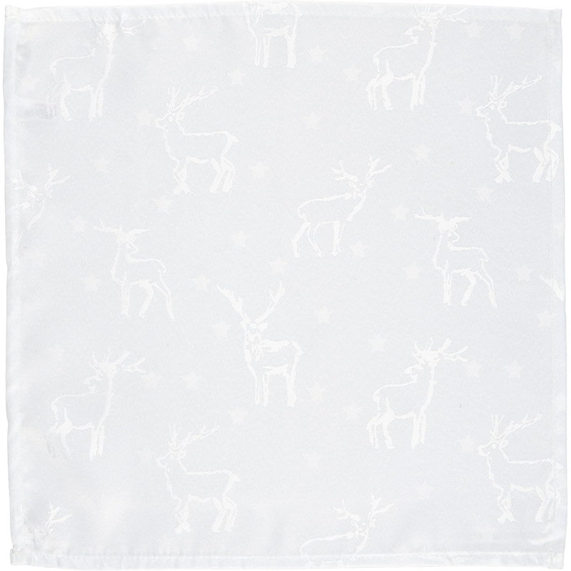 Anaiyah Polyester Square Napkin, White