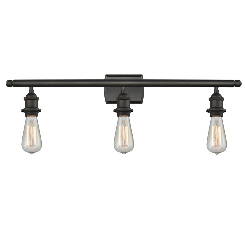 Éclairage de salle de bain à intensité variable 3 lumières Torrington, DEL, Bronze huilé, Oui