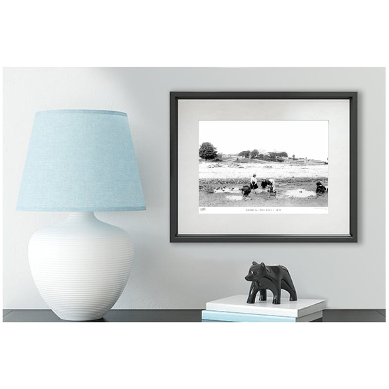 Bardsea, The Beach 1895 by Francis Frith - Single Picture Frame Print, 45cm H x 60cm W x 2.3cm D