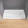 60 In. L X 32 In. W Single Threshold Shower Pan Base With Right Drain In High Gloss White