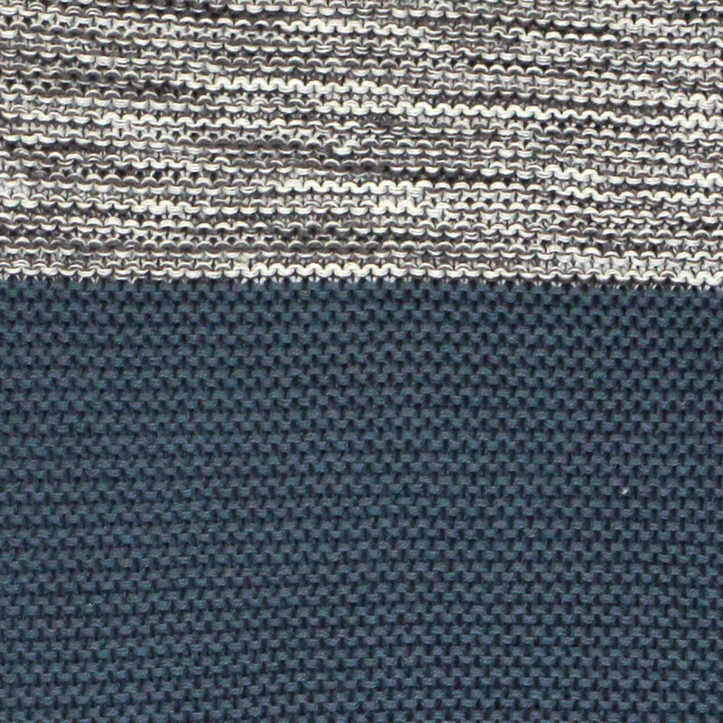 Hygge Striped Reversible Throw Pillow, Blue/Gray