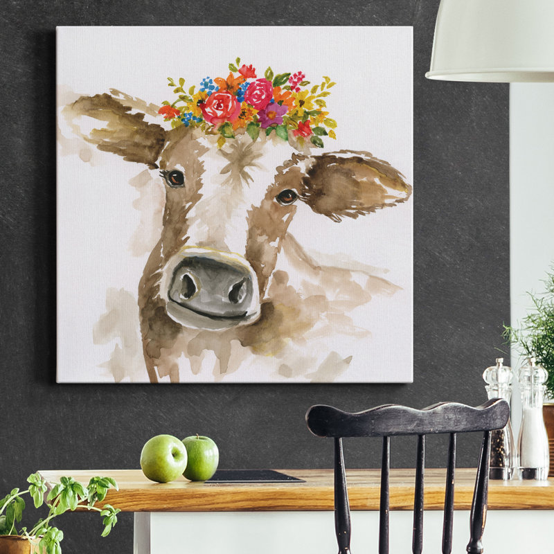 Miss Daisy - impression sur toile tendue, H 24 po x l 24 po x P 1 po