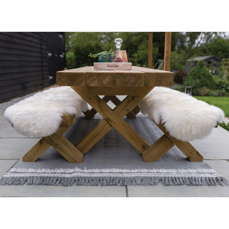 Karli Quad Natural Ivory Sheepskin 105x160cm Rug