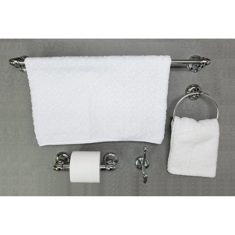 Ensemble de quincaillerie de salle de bain 4 pièces Highlander, Chrome
