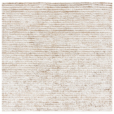Tapis blanc / beige en acrylique Delane