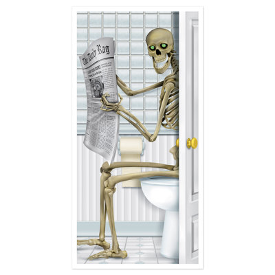 Couvre-porte de salle de bain Halloween