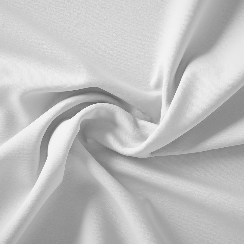Ensemble de 2 taies d'oreiller en microfibre ultra douce, Taie d'oreiller très grande, Blanc