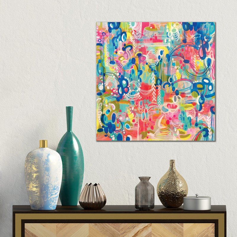 Crazy Town by Stephanie Corfee - Gallery-Wrapped Canvas Giclée on Canvas, 45.72cm H x 45.72cm W, Wrapped Canvas