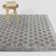 Maceo Grey Modern Geometric Area Rug