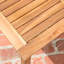 Ensemble de conversation modulaire d'extérieur moderne en bois d'acacia de six articles avec coussins hydrofuges et conception à loquet modulaire Allieana-21374083