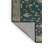 Machine Washable Overdyed Blue Area Rug-1750420279