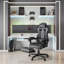 Fauteuil de direction entièrement inclinable avec repose-pieds Gaming Racing