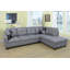 Canapé et chaise longue en lin gris 103,5 po Larelle-453872967-473293628