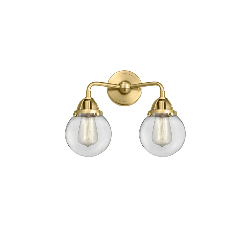 Shauna 2 - Light Vanity Light, LED, Clear, Satin Gold