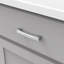 Poignée Crest Collection - Poignée d'armoire centrale à centre 3-3 / 4 po chrome - Quincaillerie de style Mid-Century pour tiroirs et armoires-91078170-116778670