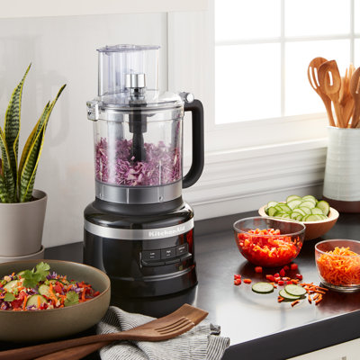 Kitchenaid, 3.1l Compact Food Processor. Chop, Shred, Slice, Dice Knead, Mix And Purée
