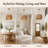 Boho Rattan Chandelier