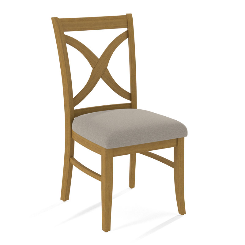 Chaise d'appoint Hues, Tissu beige performant; 0851-73, Finition océan