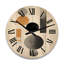 Minimal circulaire géométrique Illustration VII - horloge murale moderne surdimensionnée géométrique en bois-2064414557