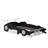 Race Car-Shaped Platform Bed With Wheels-502442467-502442466