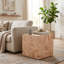 Tables basses compactes et à cocktail, bois aggloméré 15,7 po, maison moderne rustique
