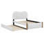 Lit plateforme tapissier avec pieds et gigogne en bois-523672000-523672001