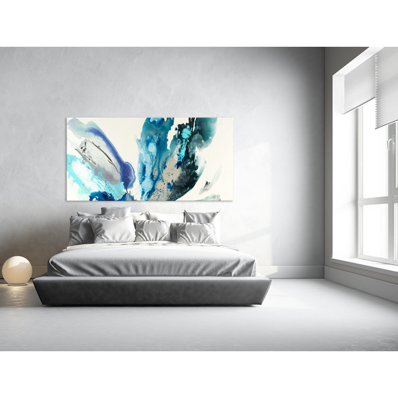 Reproduction d’art sur toile tendue « Flower explosion I » par Randy Hibberd