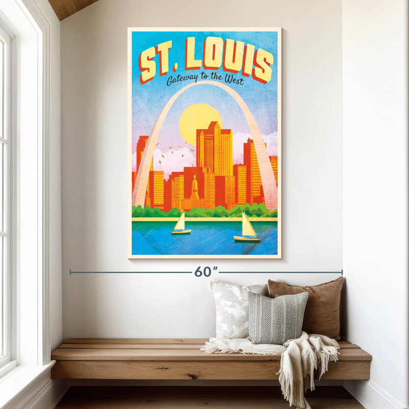 Affiche St. Louis Gateway, H 51 po x l 34 po
